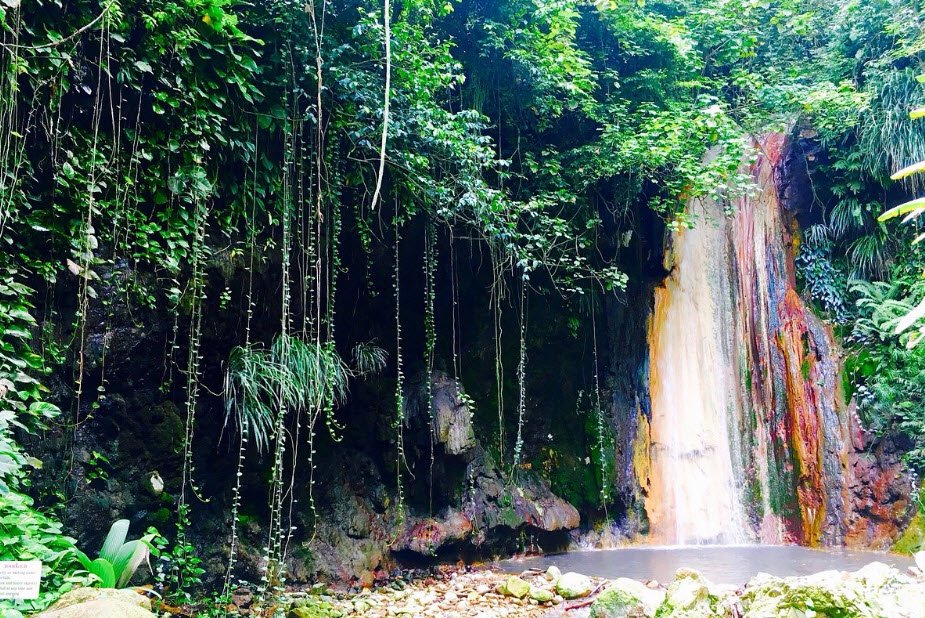 Diamond Falls &amp; Botanical Gardens, Soufrière, Saint Lucia